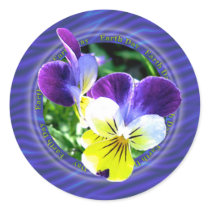Earth Day Viola Sticker