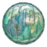 Earth Day West Virginia Round Sticker