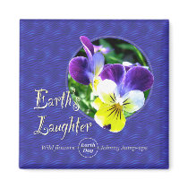 Earth Day Wildflower Laughter Magnet