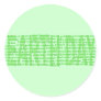 Earth Day Words Round Sticker