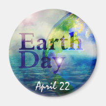 Earth Day World Magnet