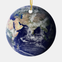 Earth double-sided ornament