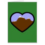 Earth Elemental Heart Greeting Cards
