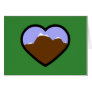 Earth Elemental Heart Greeting Card