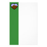 Earth Elemental Heart Stationery Paper