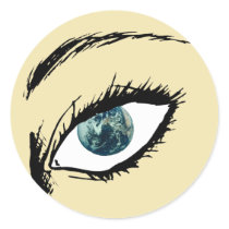 Earth Eye Sticker