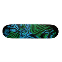 Earth Fingerprint Skateboard