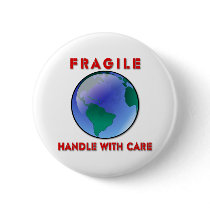 Earth - Fragile Pin