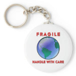 Earth - Fragile Key Chain