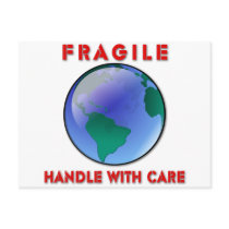 Earth - Fragile Postcard