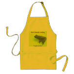 Earth friendly cooking. apron