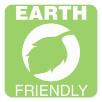 Earth Friendly Stickers