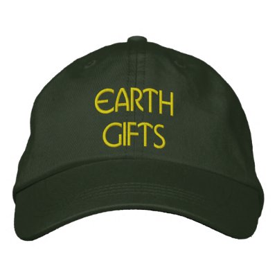 EARTH GIFTS EARTH DAY CAP EMBROIDERED HAT by EarthGifts