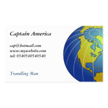 Earth Globe Business Card Templates