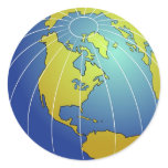 Earth Globe stickers