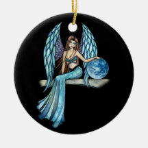 Earth Guardian Angel Ornament by Molly Harrison