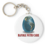 Earth Handle With Care Keychain