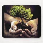 Earth Hands Mouse Pads