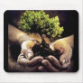 Earth Hands Mouse Pads