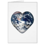 Earth Heart (Add Background Colour) Cards