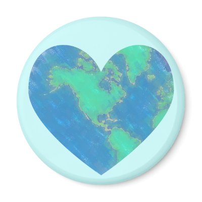 Earth Heart Magnet by teeboutique
