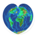 Earth Heart Sticker