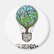 Earth Hour Magnet