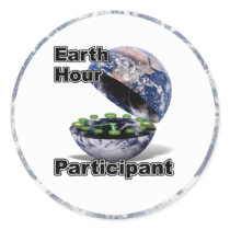 Earth Hour Participant Sticker