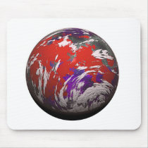 Earth in colour mouse mat