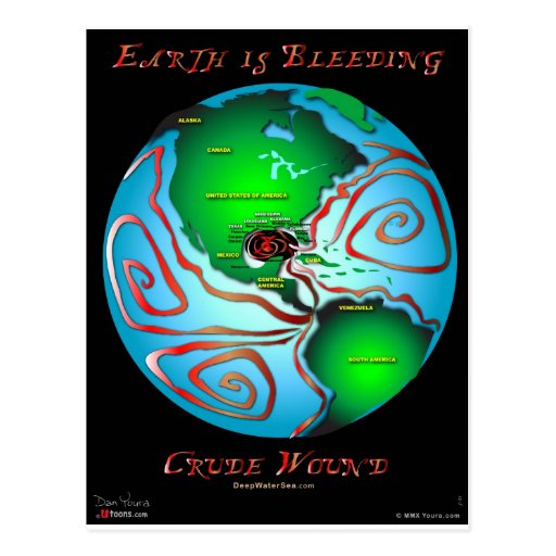Earth is Bleeding Postcards