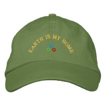 EARTH IS MY HOME - Embroidered Hat