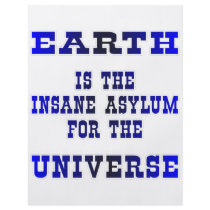 Earth Is The Insane Asylum For The Universe
