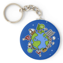 earth keychains
