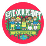 Earth Kids California Sticker