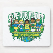 Earth Kids New Jersey Mouse Mat