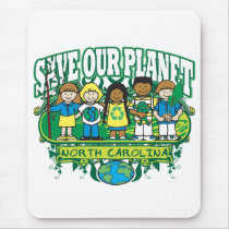 Earth Kids North Carolina Mouse Mat