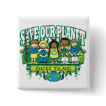 Earth Kids Rhode Island Pins