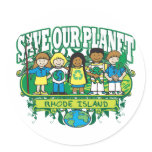 Earth Kids Rhode Island Sticker