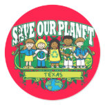 Earth Kids Texas stickers