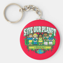 Earth Kids Vermont Key Chain