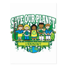 Earth Kids Vermont Postcards