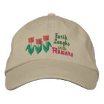 Earth Laughs in Flowers embroidered hats