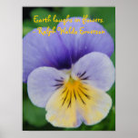 Earth laughs in flowers. print