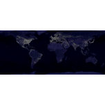 Earth Lights from Space Coffee Mug