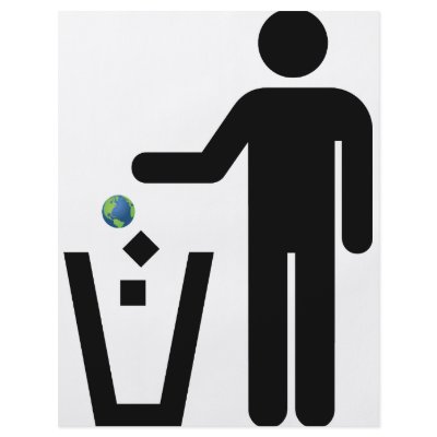 Earth Litter Disposal Flyer Design by see3ee