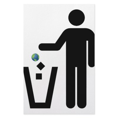 Earth Litter Disposal Stationery Paper by see3ee