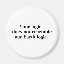 Earth Logic Fridge Magnet