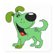 Earth Lover! Pup Sticker