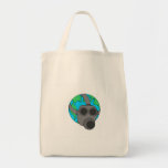 Earth Mask Canvas Bag