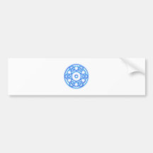Earth Merkabah Sixfold Symmetry Bumper Stickers